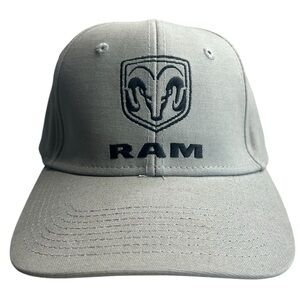 RAM Trucks Hat Gray Adjustable Baseball Cap Official Licensed‎ Product